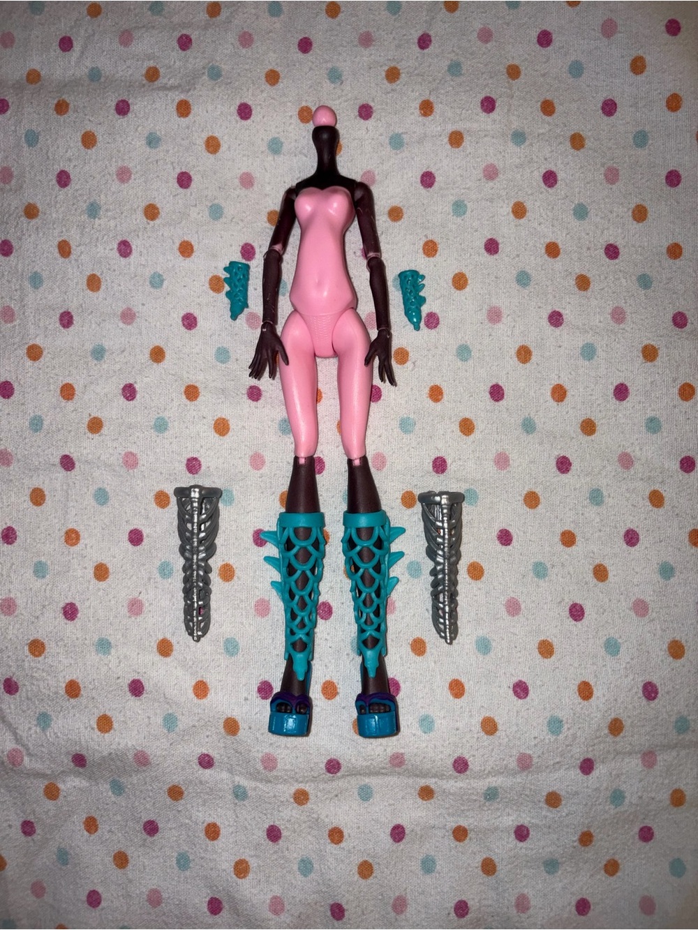 Monster High Create-A-Monster Color-Me-Creepy Doll Body Parts Lot